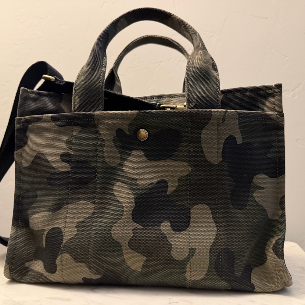 Coach Black and Tan Camo Messenger Bag - Picture 2 of 5